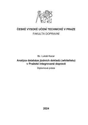 Ukázka diplomové práce